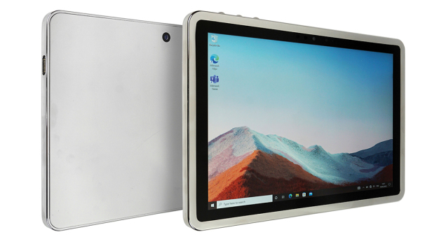 Funktionalität und Ergonomie: Das Reinraum-Tablet CT12S, auf Basis des Microsoft Surface Pro, setzt mit seinem Edelstahl-Case und einem Gesamtgewicht von lediglich 1,65 Kilogramm neue ergonomische Maßstäbe bei voller PC-Funktionalität.