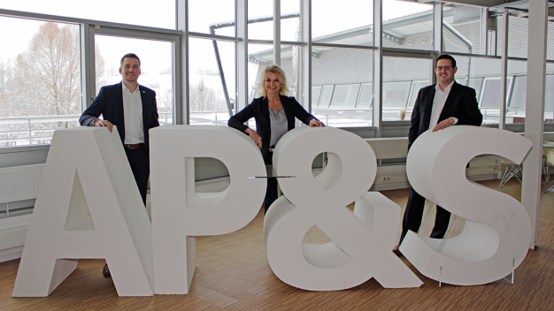 Das neue Trio an der Spitze von AP&S: Tobias Bausch, Alexandra Laufer-Müller und Tobias Drixler (von links nach rechts)
