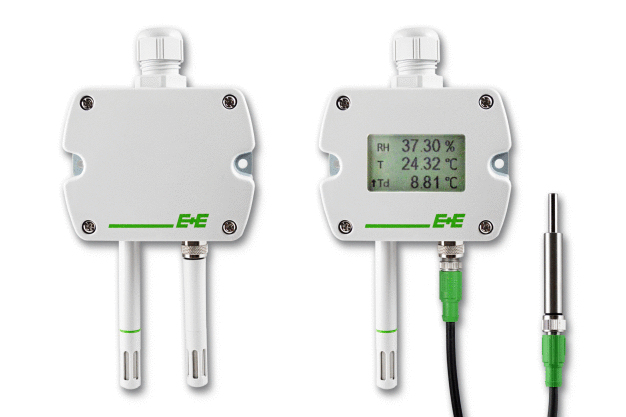 Abbildung 1: EE211 Feuchte und Temperatur Messumformer mit beheiztem Messfühler. (Foto: E+E Elektronik Ges.m.b.H.) / Figure 1: EE211 Humidity and temperature transmitter with heated sensing probe. (Photo: E+E Elektronik GmbH)