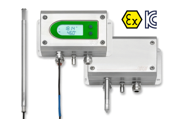 Eigensicherer EE300Ex Messumformer mit KC-Zertifikat für Korea (Foto: E+E Elektronik Ges.m.b.H.) / Intrinsically safe EE300Ex transmitter with KC certificate for Korea (Photo: E+E Elektronik GmbH)