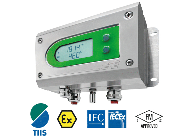 TIIS-zertifiziert: Der EE300Ex Feuchte und Temperatur Messumformer. (Foto: E+E Elektronik Ges.m.b.H.) / TIIS-certified: the EE300Ex humidity and temperature transmitter. (Photo: E+E Elektronik GmbH)