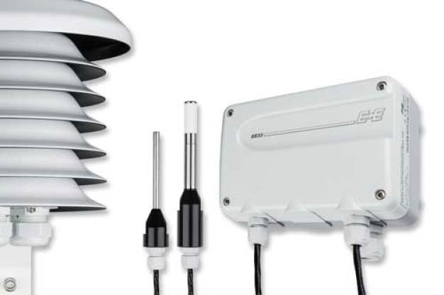 Abbildung 2: EE33-M Feuchte und Temperatur Messumformer für Wetterstationen. (Foto: E+E Elektronik Ges.m.b.H.) / Image 2: EE33-M humidity and temperature transmitter for weather stations. (Photo: E+E Elektronik GmbH)