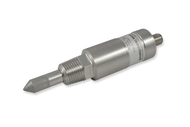 Taupunktmessumformer EE354 speziell für Kältetrockner. (Foto: E+E Elektronik GmbH) / EE354 In-Line Dew Point Transmitter for Refrigeration Dryers. (Photo: E+E Elektronik GmbH)