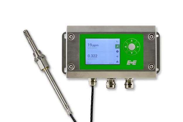 Bild 2: EE360 Feuchte in Öl Messumformer für die Ölzustandsüberwachung. (Foto: E+E Elektronik Ges.m.b.H.) / Image 2: EE360 moisture in oil transmitter for oil condition monitoring. (Photo: E+E Elektronik GmbH)