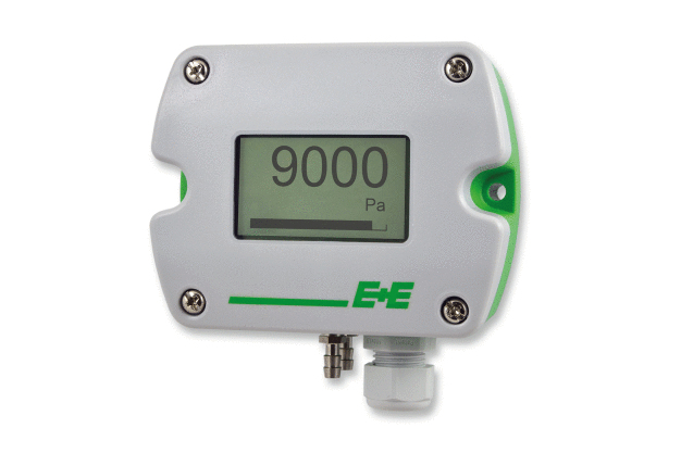 EE600 Differenzdrucksensor mit ±0,5 % Genauigkeit. (Foto: E+E Elektronik Ges.m.b.H.) / EE600 differential pressure sensor with ±0.5 % accuracy. (Photo: E+E Elektronik GmbH)