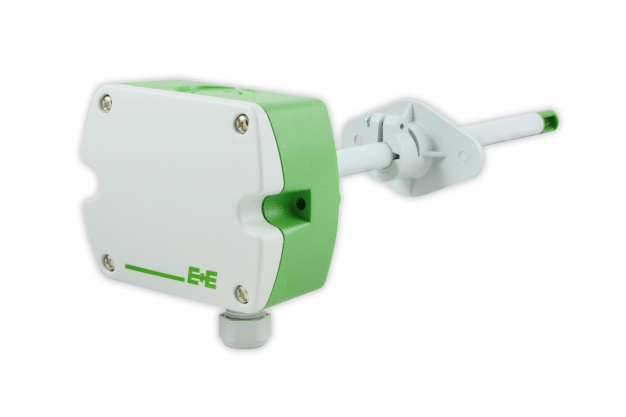 Abbildung 1: Hochgenauer EE660 Strömungsmessumformer für die Kanalmontage. (Foto: E+E Elektronik GmbH) / Highly accurate EE660 air velocity transmitter for duct mounting. (Photo: E+E Elektronik GmbH) Abbildung 1: Hochgenauer EE660 Strömungsmessumformer für die Kanalmontage. (Foto: E+E Elektronik GmbH) / Highly accurate EE660 air velocity transmitter for duct mounting. (Photo: E+E Elektronik GmbH)