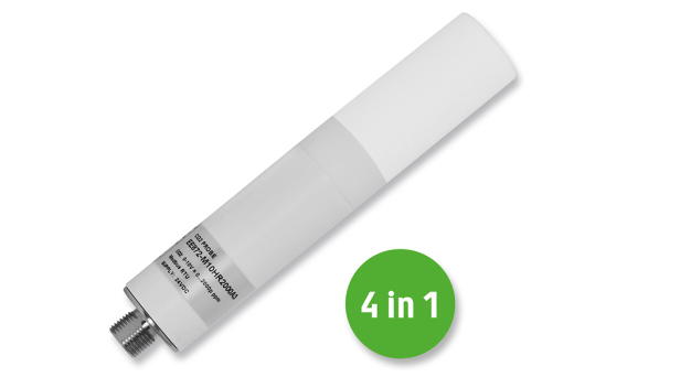 Der EE872 von E+E Elektronik misst neben CO2 auch relative Feuchte, Temperatur und Umgebungsdruck. (Foto: E+E Elektronik Ges.m.b.H.) / Besides CO2, the EE872 from E+E Elektronik also measures relative humidity, temperature and ambient pressure. (Photo: E+E Elektronik GmbH)