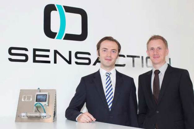 Die Vorstände der SensAction AG, Stefan Rothballer (links) und Michael Münch. / The managing directors of SensAction, Stefan Rothballer (left) and Michael Münch.