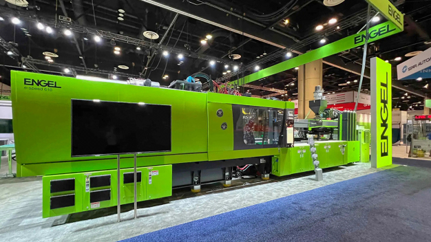 ENGEL e-speed 610 für Hochleistungsanwendungen 
/ Messeexponat NPE 2024 / ENGEL e-speed 610 for high-performance applications / Exhibit NPE 2024

