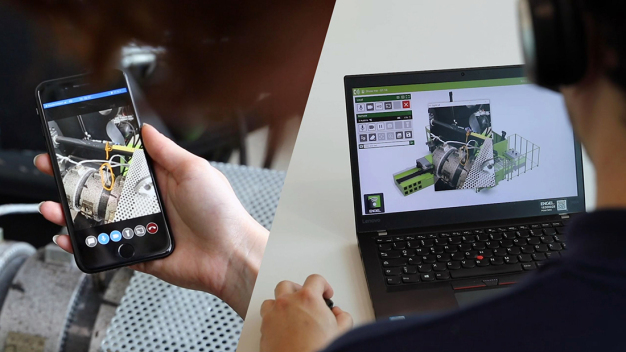 Smartphone und Tablet ermöglichen einen sehr einfachen Zugang zu den neuen Servicemöglichkeiten von ENGEL. Darüber hinaus unterstützt das neue e-connect.expert view den Einsatz von AR-Brillen. (Bild: Engel) / Smartphones and tablets enable very easy access to ENGEL's new service options. Beyond this, the new e-connect.expert view supports the use of AR glasses. (Photo: Engel)
