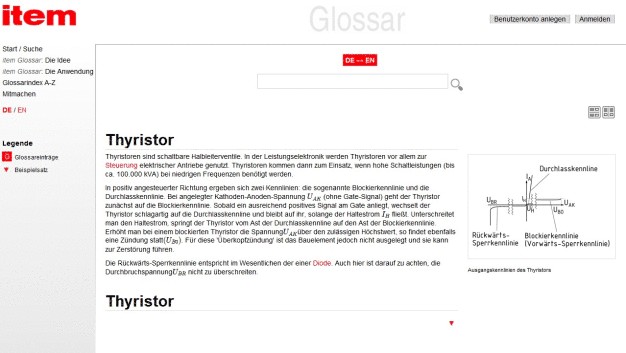 Glossarbeitrag der Woche: Thyristor 