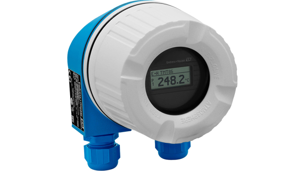 Der iTEMP TMT86 Kopftransmitter passt perfekt in alle Endress+Hauser Thermometer. Nützliche Diagnosefunktionen wie die Korrosionsüberwachung der Sensordrähte helfen, Stillstandszeiten in Anlage zu vermeiden. / The iTEMP TMT86 head transmitter fits perfectly in all Endress+Hauser thermometers. Beneficial diagnostic functions like corrosion monitoring of the sensor wires help to improve plant uptime.