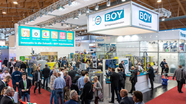 (Foto:: BOY-Messestand) / (Photo: BOY-booth)