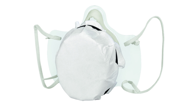 Medizinische FFP2-Maske mit wiederverwendbarem Filterträger für einen nachhaltigen Materialeinsatz. (Bildquelle: Freudenberg Filtration Technologies)