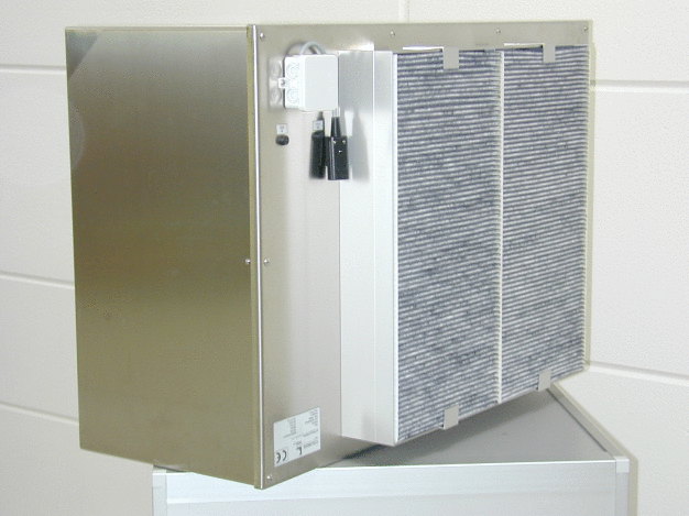 Bild6: Lüfter-Filter-Mdoul mit auf die Anwendung ausgelegter chemischer Vorfilterung.