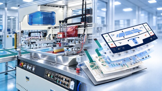 N&H Technology expands automated membrane keyboard manufacturing at its production subsidiary SNT Technology. (Copyright: N&H Technology GmbH)