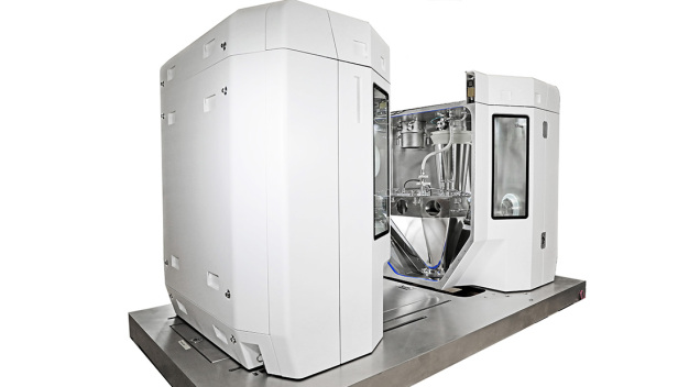 Gericke Formulation Skid GFS Gen3, en position ouverte. (Copyright : Gericke AG)