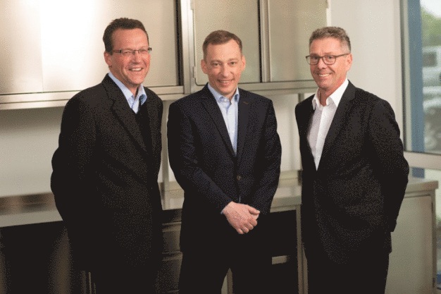 Geschäftsleitung KEK GmbH - von links: Jens Rölz, Ltr Innendienst; Thomas Töpfer, Geschäftsführer; Dr.-Ing. Mathias Schirmer, Gesamtvertriebsleiter