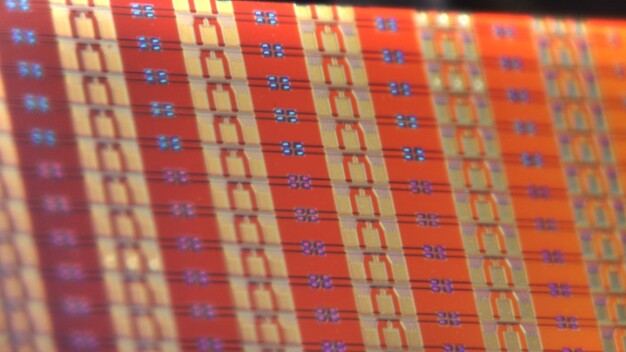 Abbildung 1: Ge/Si-Avalanche-Fotodiode, gefertigt auf der 300-mm-Siliziumphotonik-Plattform von imec