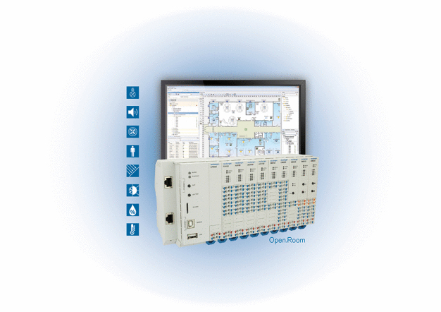 „Raumautomation neu erleben!“ – unter diesem Motto zeigt Neuberger das Raumautomationssystem Open.Room auf der ISH 2019. (Bild: Neuberger Gebäudeautomation GmbH)