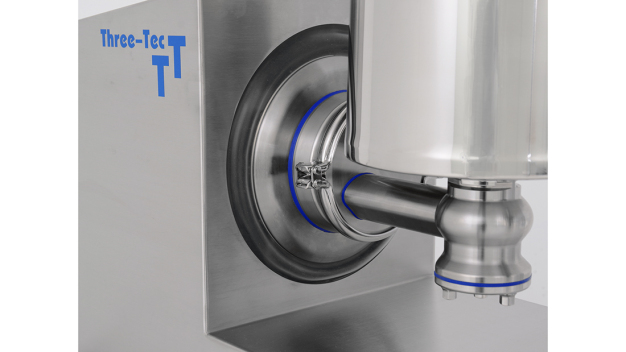 Dosiergerät im Hygienic Design (Copyright: Three-Tec GmbH)