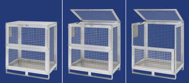 Aluminium-Wellengitterbox Aluminium-Wellengitterbox