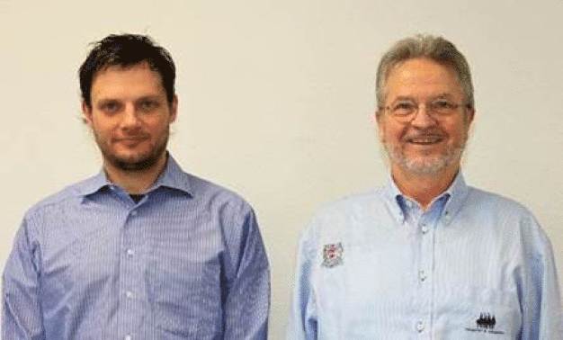 Dr.-Ing. Maximilian Weiß und Leander Mölter, die Geschäftsführer der Karlsruher Palas® GmbH (Foto: Palas)