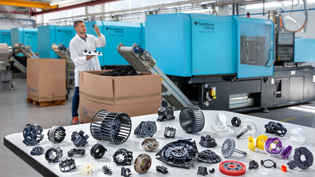 Electro-Parts processes 200 tons of material annually, producing 30 million technical components for  motors and gears.