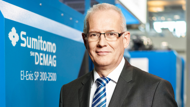 Gerd Liebig, CEO of Sumitomo (SHI) Demag Plastics Machinery GmbH, world market leader of all-electric injection moulding machines.