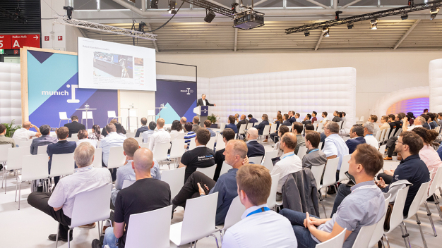 Der munich_i Hightech-Summit war mit Top-Referenten besetzt. © Messe München GmbH / The munich_i Hightech Summit featured top speakers. © Messe München GmbH