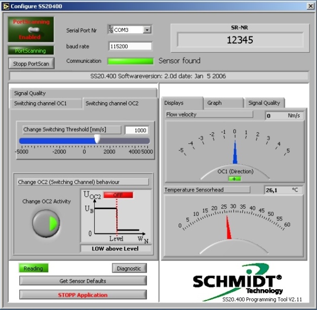 Programmierkit für SCHMIDT® Strömungs-Sensoren Programmierkit für SCHMIDT® Strömungs-Sensoren