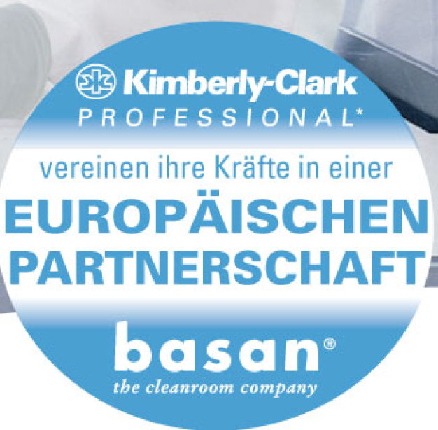 basan und Kimberly Clark vereinen ihre Kräfte in einer europäischen Partnerschaft