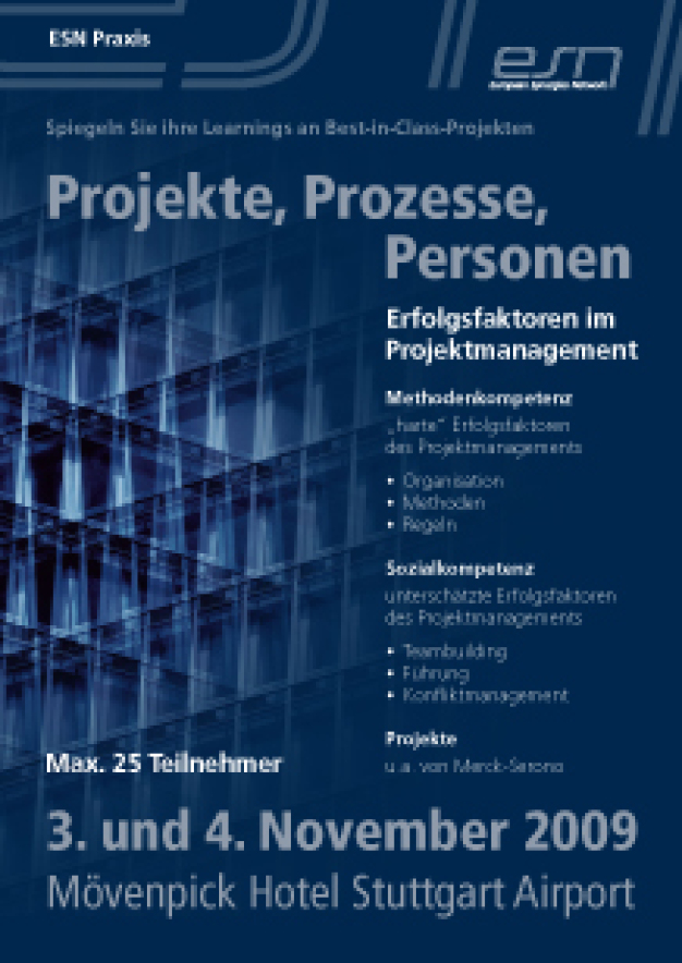 Projekte, Prozesse, Personen   /   Erfolgsfaktoren im Projektmanagement