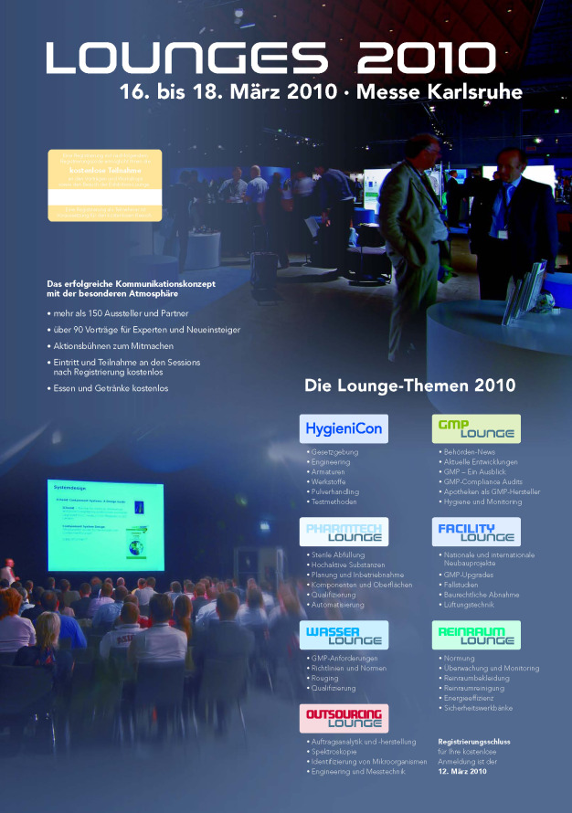 Lounges 2010 - Das Programm steht