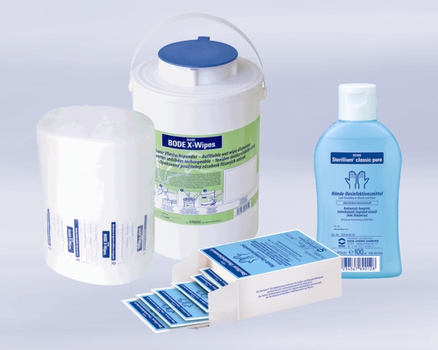 basan ergänzt Sortiment an hochwertigen Reinigungs- und Desinfektionsmitteln der Firma Bode Chemie GmbH