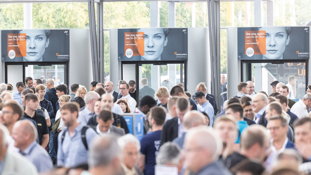 Mehr als 500 Aussteller haben sich bereits für die automatica 2025 angekündigt. © Messe München GmbH / More than 500 exhibitors have already registered for automatica 2025. © Messe München GmbH