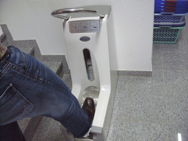 Automatischer Überschuh-Dispenser