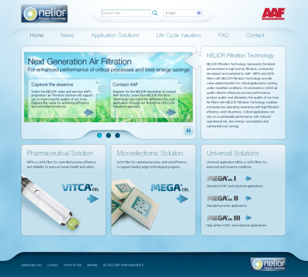 Neue NELIOR Website