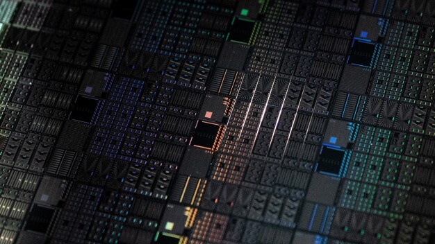 Si Spin Qubits, hergestellt mit modernsten 300-mm-Integrationsverfahren. / Si spin qubits manufactured with state-of-the-art 300mm integration flows.