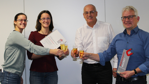 Gaby Schilling, Ute Schilling, Günther Schilling und Dietmar Spitznagel (Technischer Leiter) Gaby Schilling, Ute Schilling, Günther Schilling und Dietmar Spitznagel (Technischer Leiter)