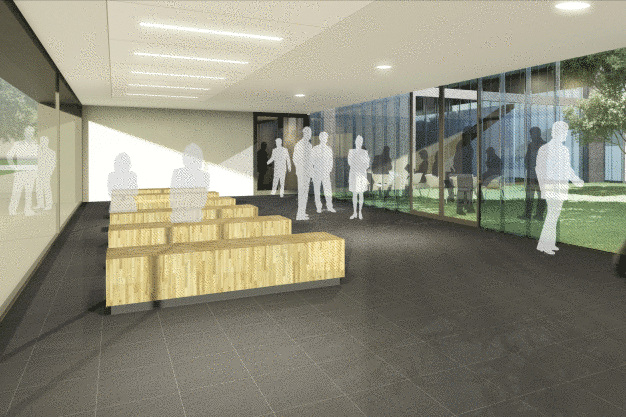 Visualisierung 2: Foyerbereich / Visualisation 2: Foyer