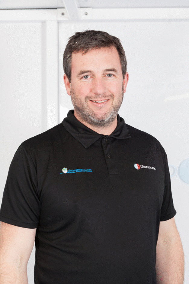 Joe Govier, Geschäftsführer von Connect 2 Cleanrooms. / Joe Govier, managing director of Connect 2 Cleanrooms