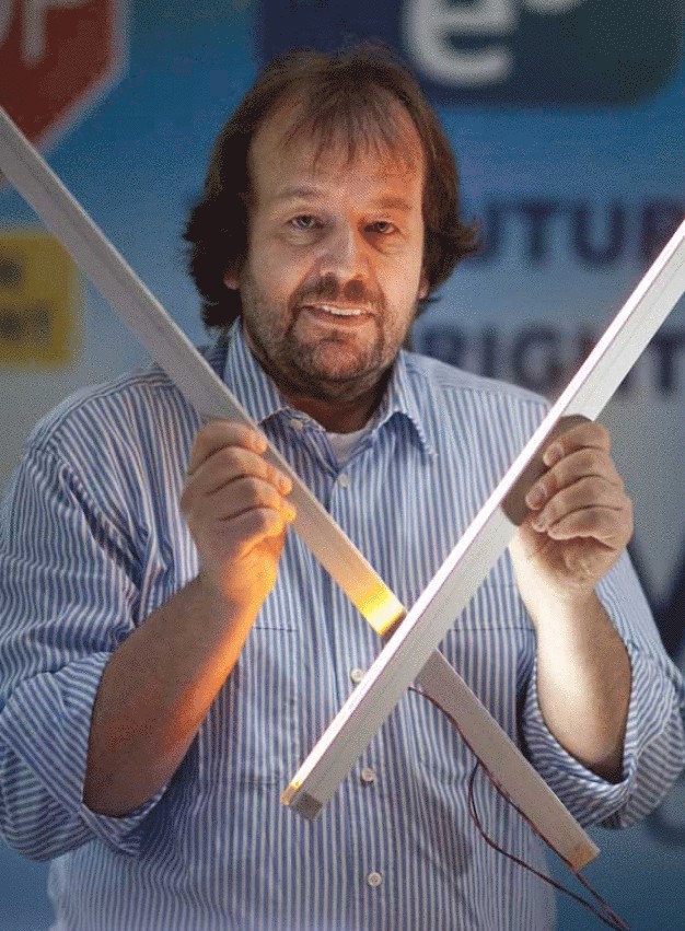 Klaus Wammes zeigte sein patentiertes schattenfreies Licht