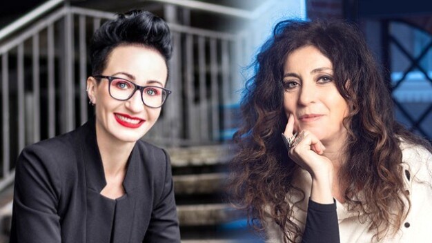 Prof. Miriam Unterlass (links) und Prof. Sabrina Maniscalco (rechts) bündeln Forschungskräfte, um Quantencomputing in der Materialforschung nutzbar zu machen. © K. Wolf / Algorithmiq