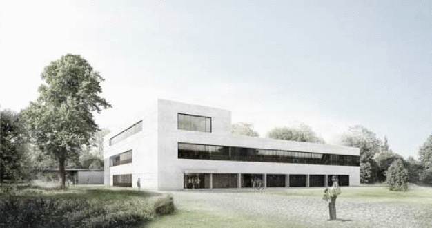 Modell des Gebäudes (Quelle: LBB Niederlassung Kaiserslautern / P+B R. Becker Architekten GmbH Berlin)