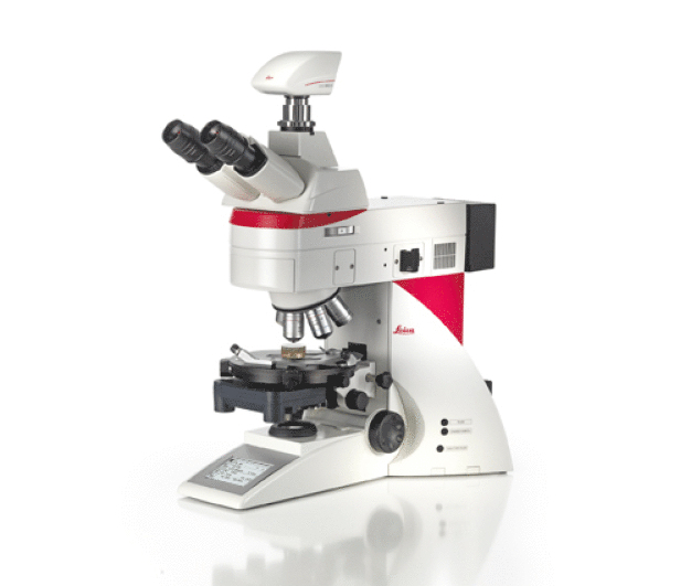 Leica Microsystems bringt das voll kodierte, halbautomatisierte Polarisationsmikroskop Leica DM4 P auf den Markt. / Leica Microsystems launches fully coded, semi-automated polarization microscope Leica DM4 P.