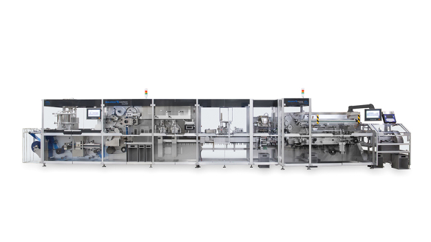 Klimaneutrale Blisterlinie Unity 600 von Romaco Noack. / Romaco Noack’s climate-neutral Unity 600 blister packaging line.