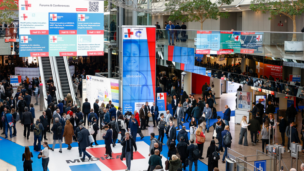 A MEDICA és a COMPAMED új témákkal, programformátumokkal és hálózatépítési lehetőségekkel támogatják átalakulási folyamatukat (© Constanze Tillmann/ Messe Düsseldorf).