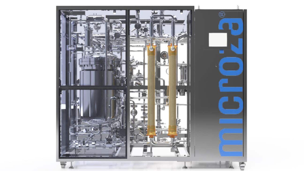 Membrane system to produce water for injection