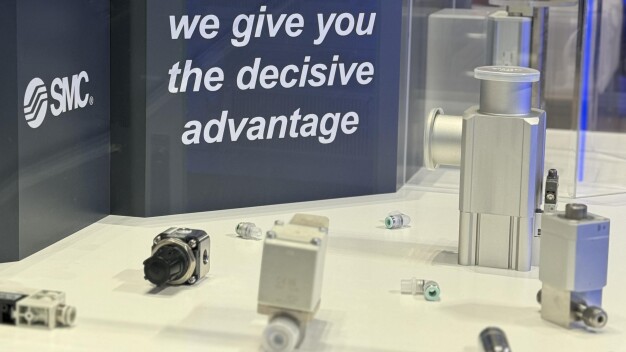 Auf allen drei Messen in der vergangenen Woche konnten Besucher die innovativen Produkte von SMC bestaunen. (Foto: SMC Deutschland) Auf allen drei Messen in der vergangenen Woche konnten Besucher die innovativen Produkte von SMC bestaunen. (Foto: SMC Deutschland)